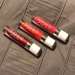 Dose of Colors Matte Liquid Lipstick Trio
